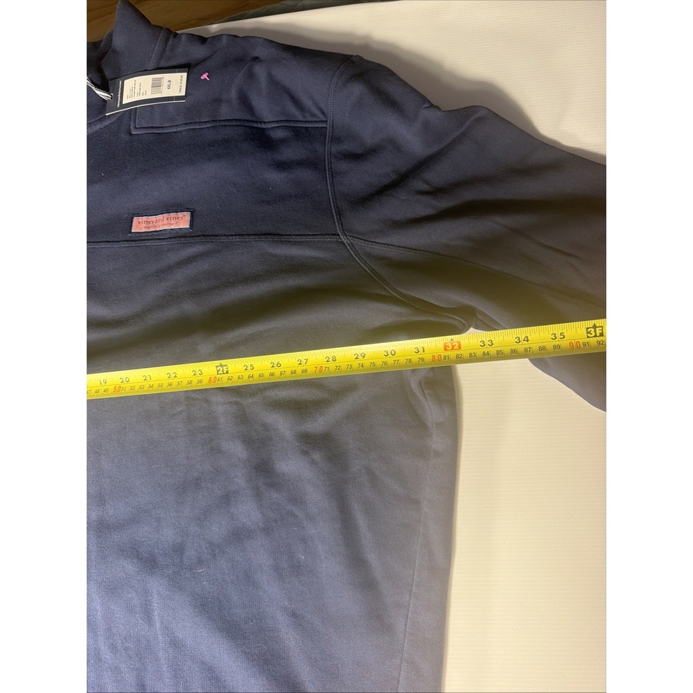 Vineyard Vines Collegiate Shep Shirt 1/4 Zip Pullover 4XLB NWT *125 Navy - Picture 7 of 9